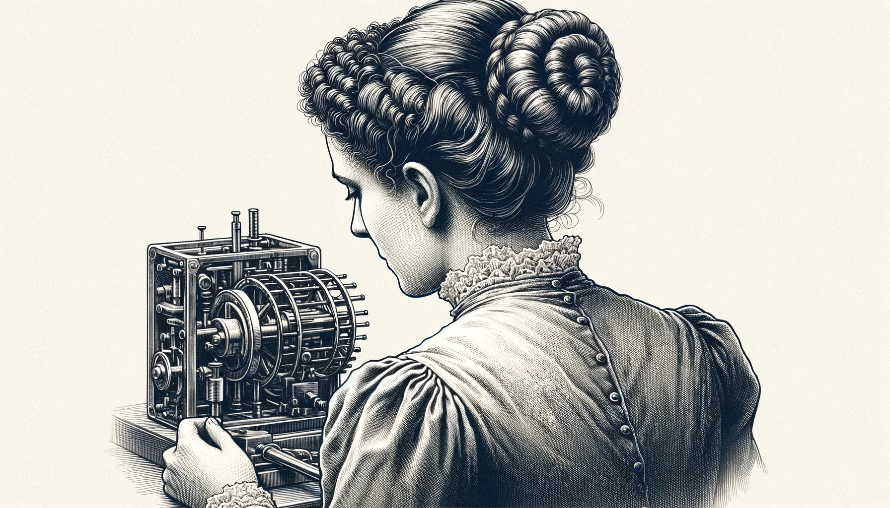 "Ada Lovelace: Pioneering Women in Technology", photo, view from behind